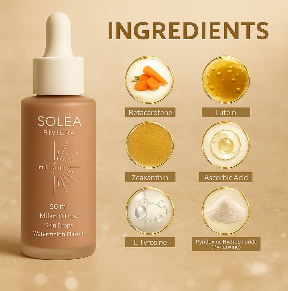 🔥 BEST-SELLER : Gouttes de Bronzage Soléa Riviera